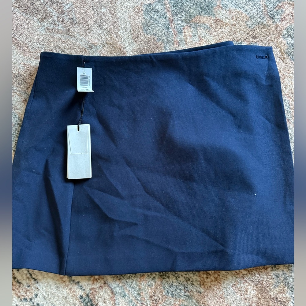 Aritzia Navy Mini Skirt
